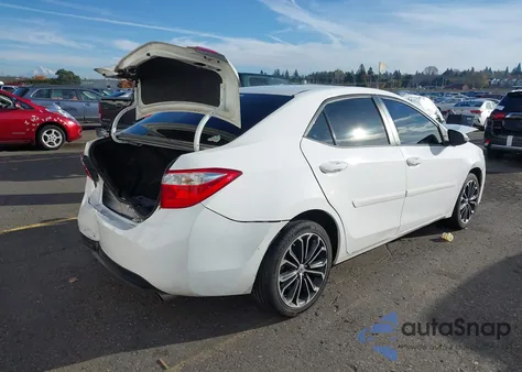 2016 Toyota Corolla S Plus from USA, damaged, VIN 2T1BURHE8GC592846